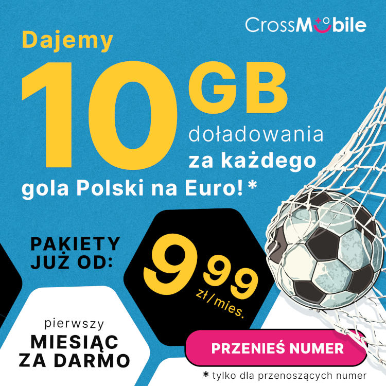 Operator daje gigabajty za każdego gola Polaków