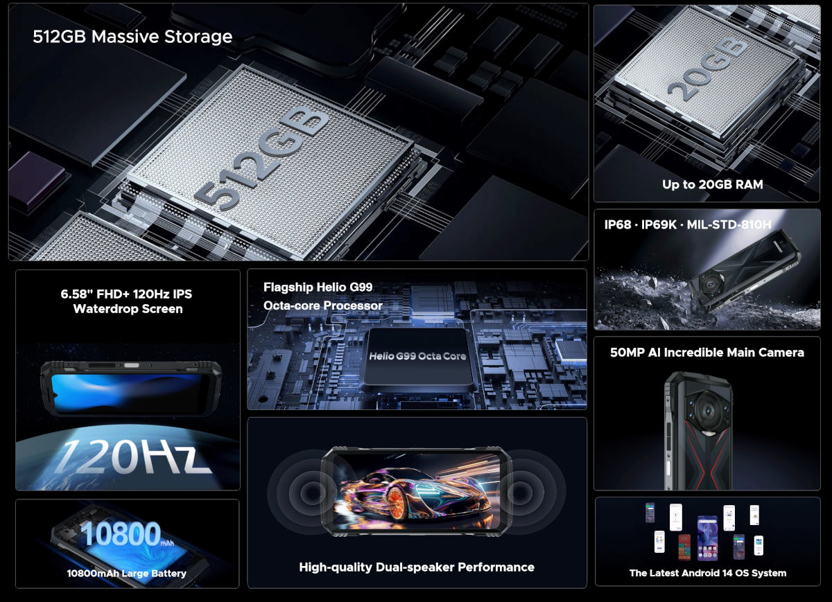 Doogee S118: pancerniak na każdą kieszeń. Ma wszystko, co potrzeba