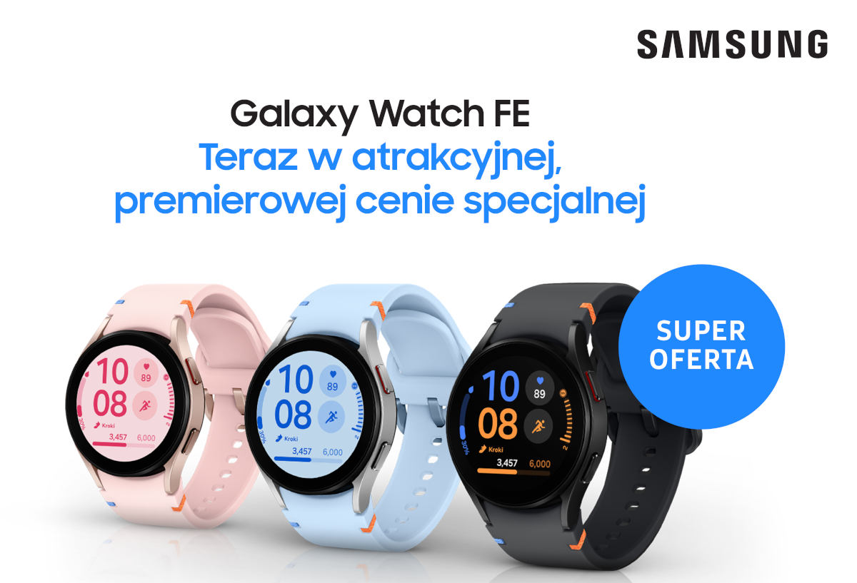 Galaxy Watch FE w super promocji na start. Masz czas do 7 lipca