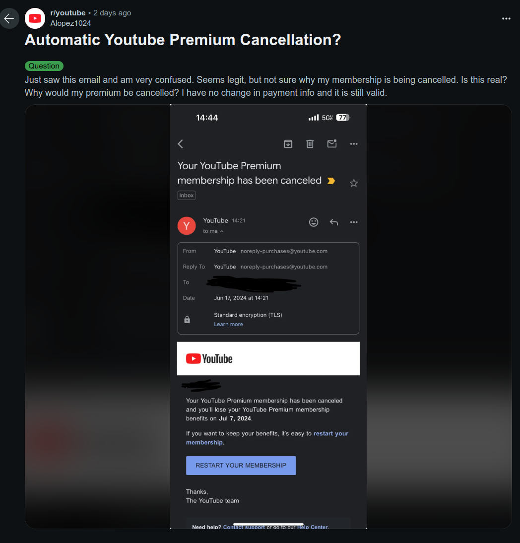 Google ma bat na cebulę. Oberwą użytkownicy YouTube Premium