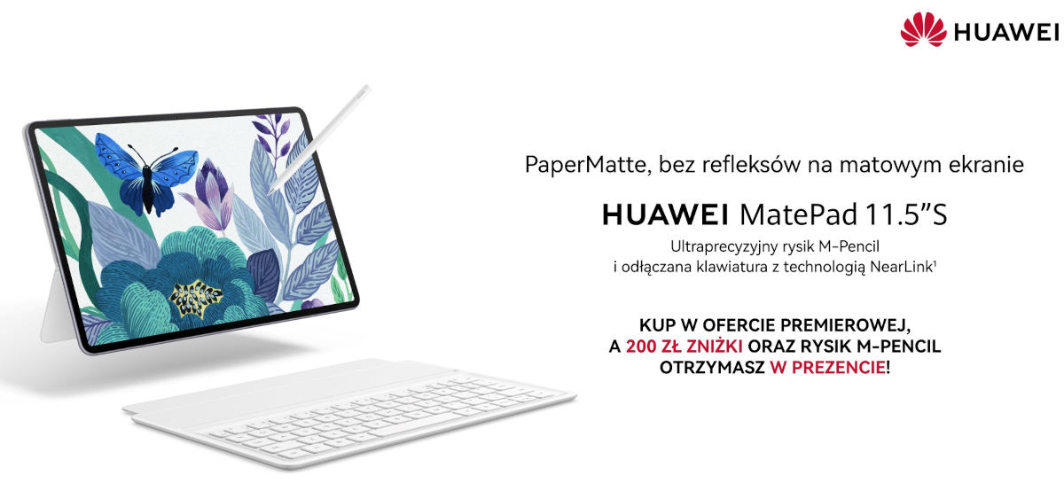 Huawei MatePad 11.5”S PaperMatte zadebiutował. Na start 200 zł taniej