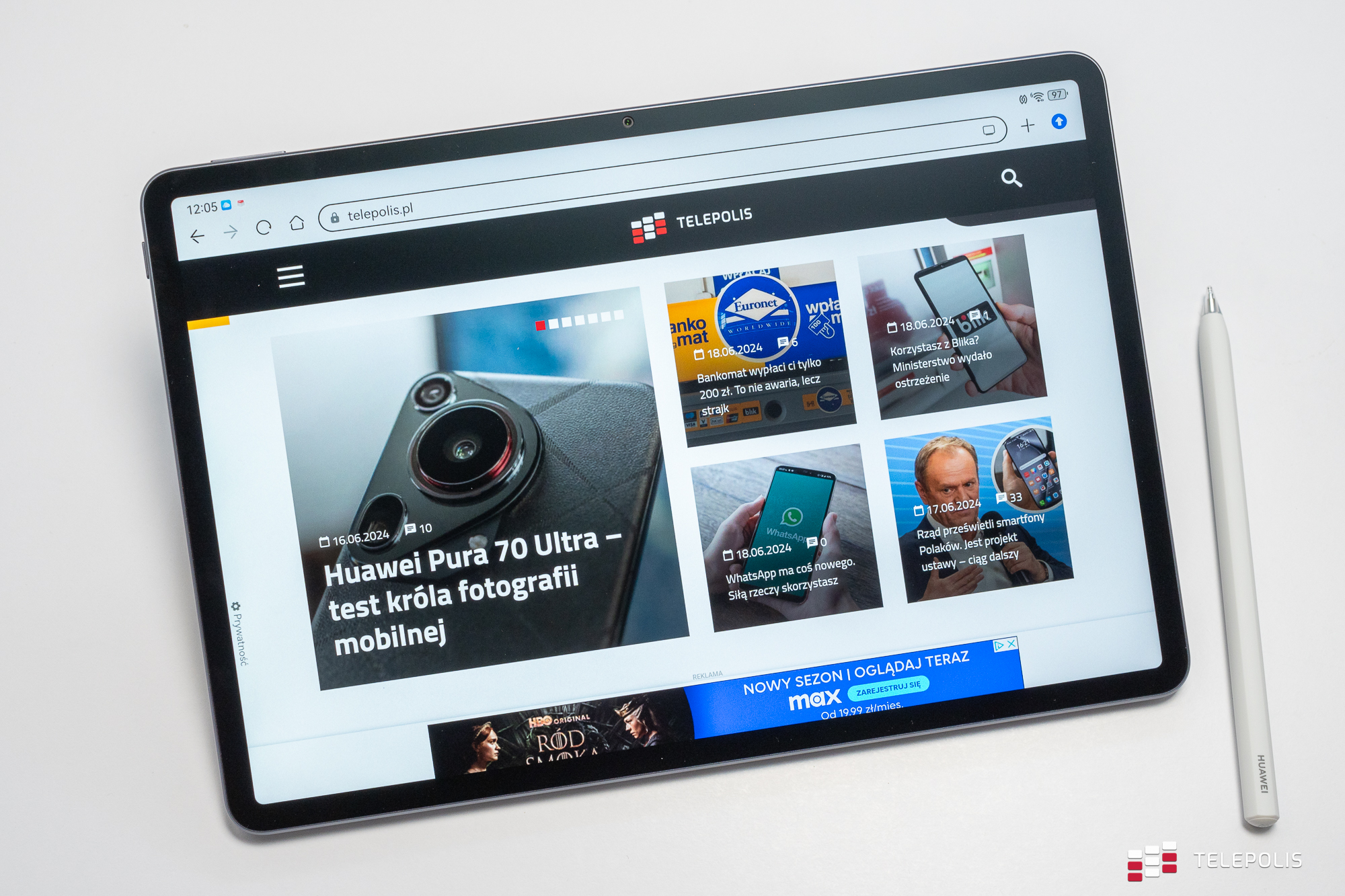 Huawei MatePad 11.5"S. Cudny tablet, ale soft do wymiany (opinia)