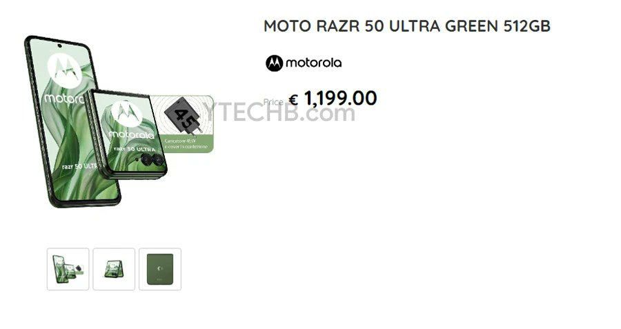 Motorola Razr 50 i Razr 50 Ultra. Wyciek ujawnia prawdziwe ceny