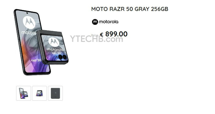 Motorola Razr 50 i Razr 50 Ultra. Wyciek ujawnia prawdziwe ceny
