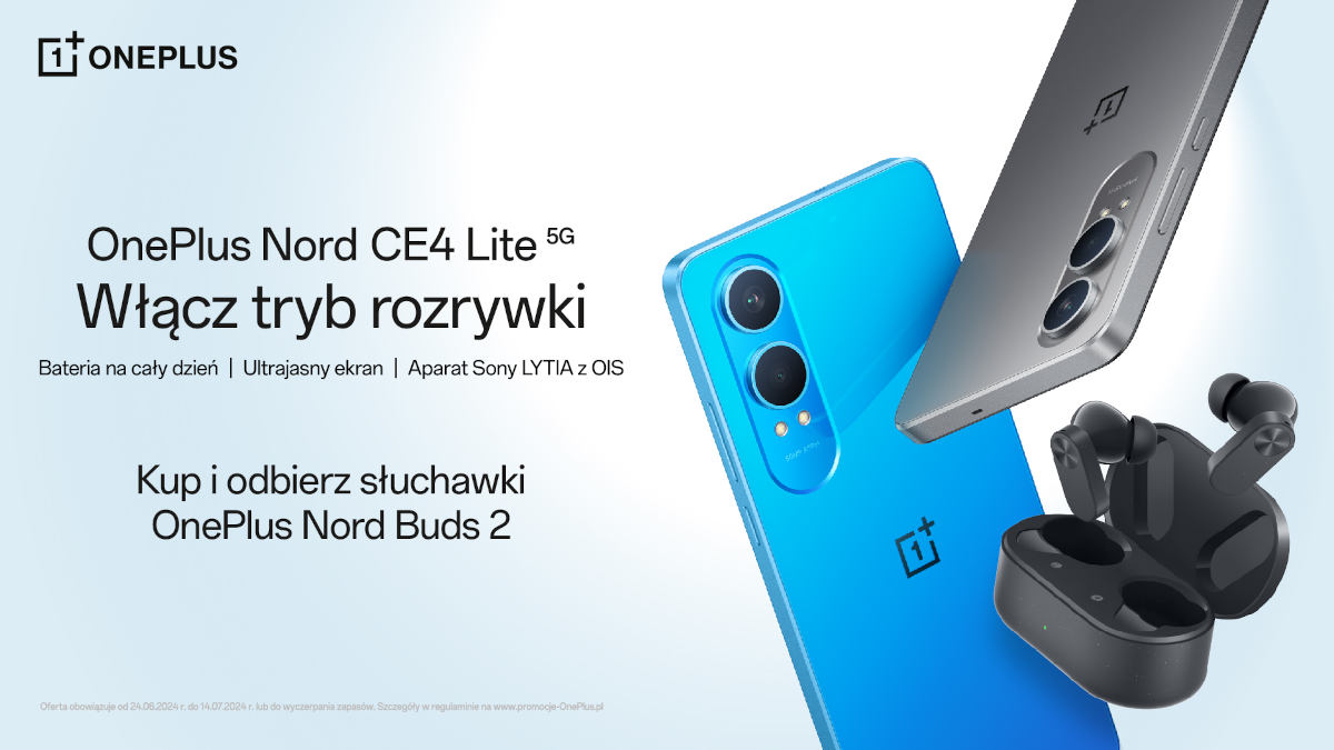 OnePlus Nord CE4 Lite 5G już w Polsce. Na start słuchawki za darmo