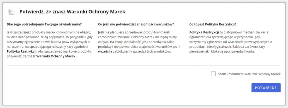 Allegro zmienne jest. Walczy z lewizną, choć wcześniej ją reklamowało