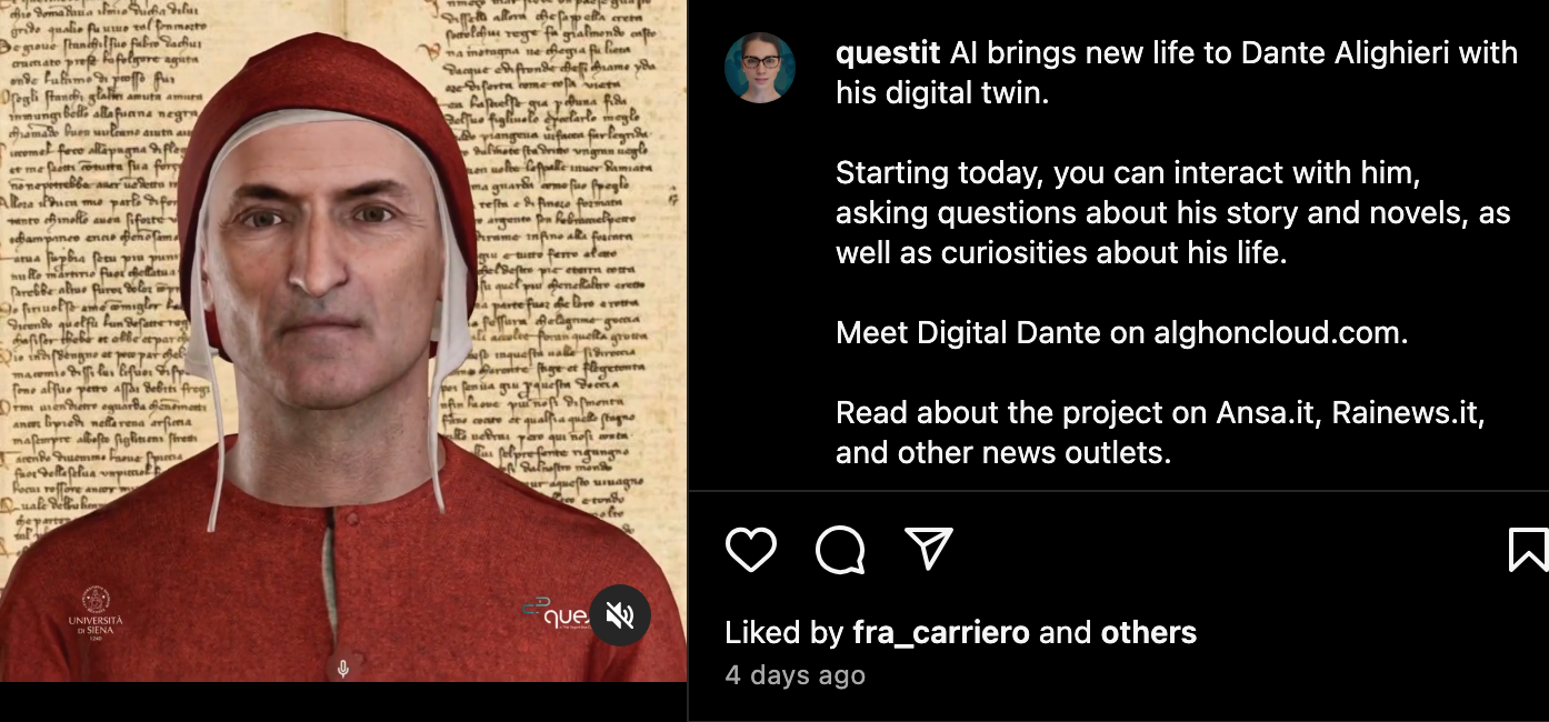 Dante rozgadany jak nigdy. Można zadawać mu pytania