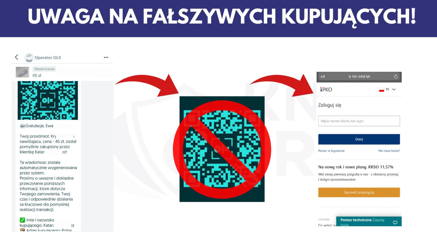 Pułapka na OLX. Uważaj na tajemnicze kody