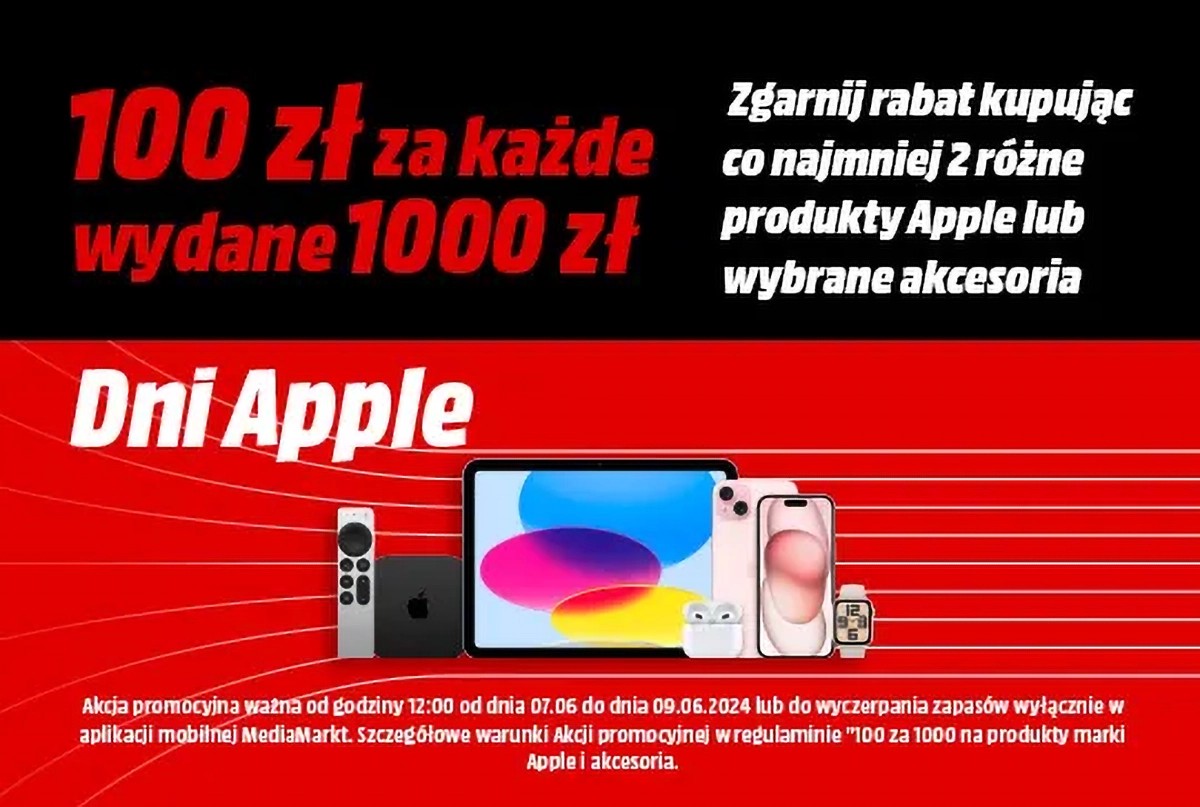 MediaMarkt sypie kasą. Promocja trwa do 9 czerwca