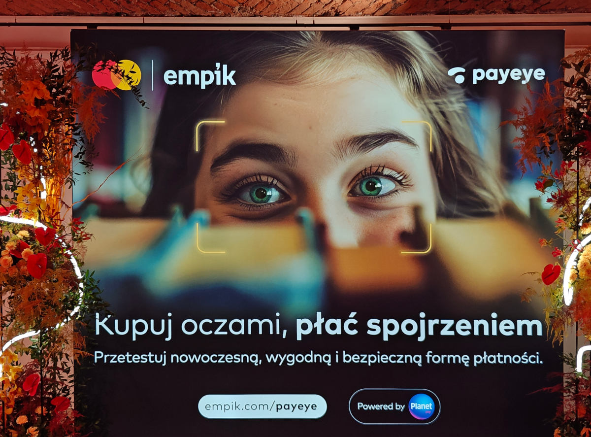 W Empiku zapłacisz jednym spojrzeniem. Rusza pilotaż płatności PayEye