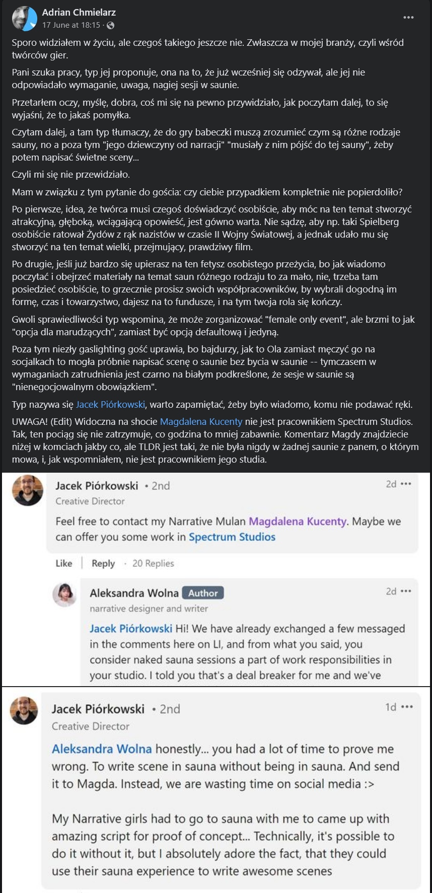 Chcesz tworzyć gry? W Polsce oznacza to nagie zabawy z szefem
