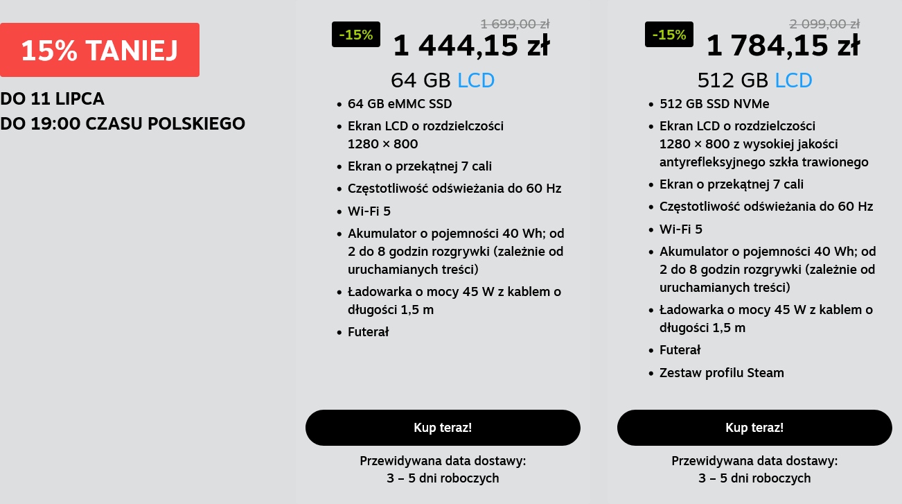Steam Deck kilkaset złotych taniej? Tak, to możliwe