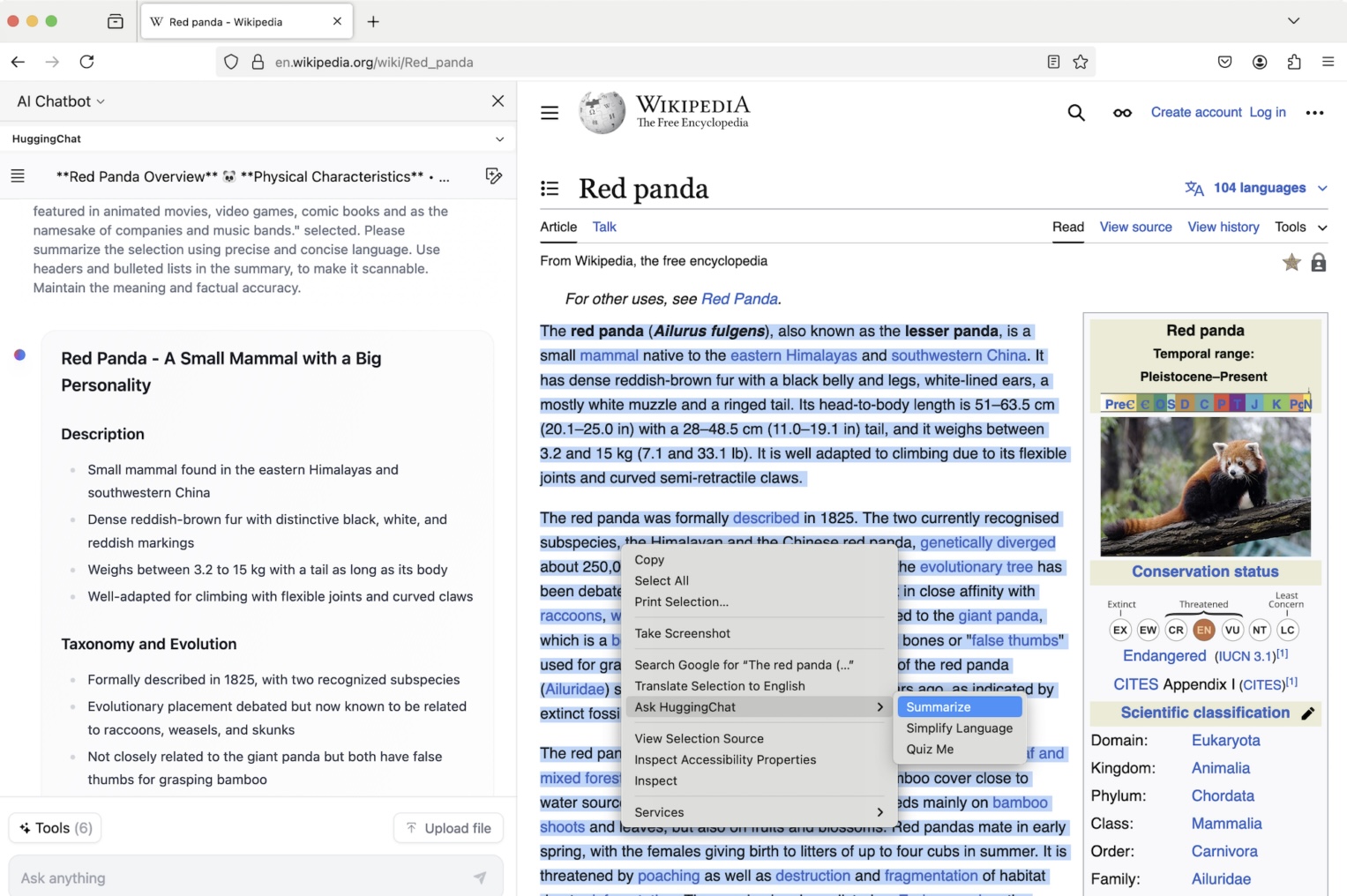 Firefox przyłączył się do bitwy na czatboty. Ma aż cztery