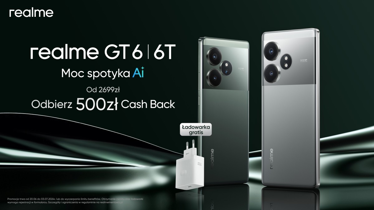 Realme GT 6 to nowy pogromca flagowców. Są prezenty na start sprzedaży