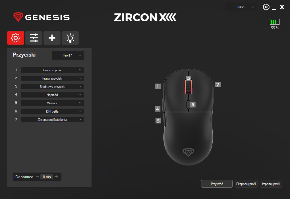 Drogie myszki właśnie straciły sens. Genesis Zircon XIII (opinia)