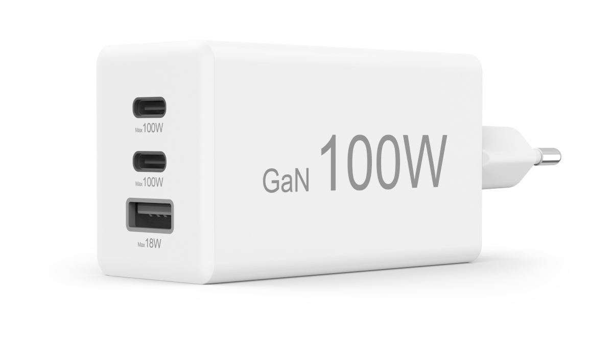 Hama wprowadza trzyportową ładowarkę GaN o mocy 100 W