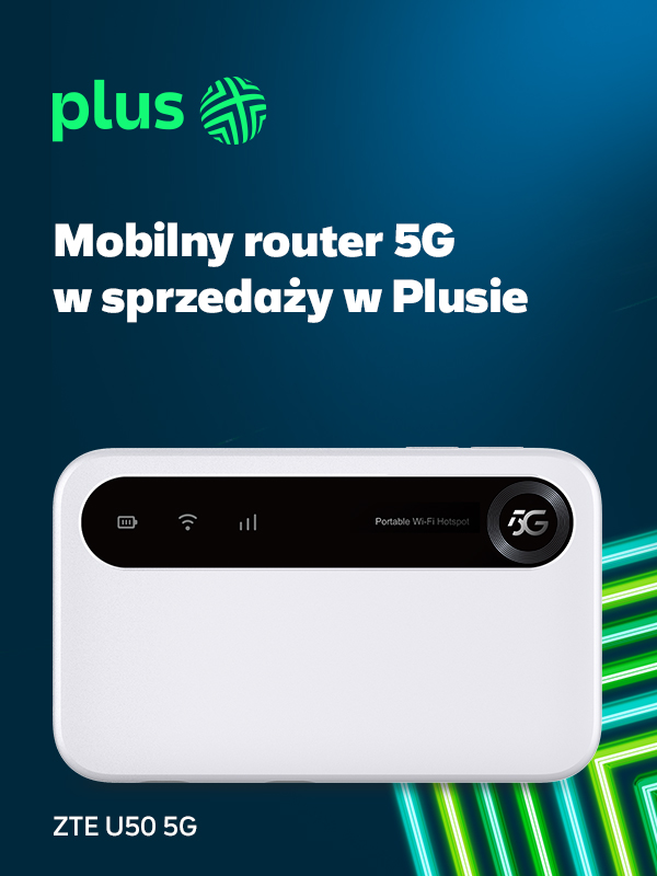 Plus ma nowy mobilny router 5G z Wi-Fi 6