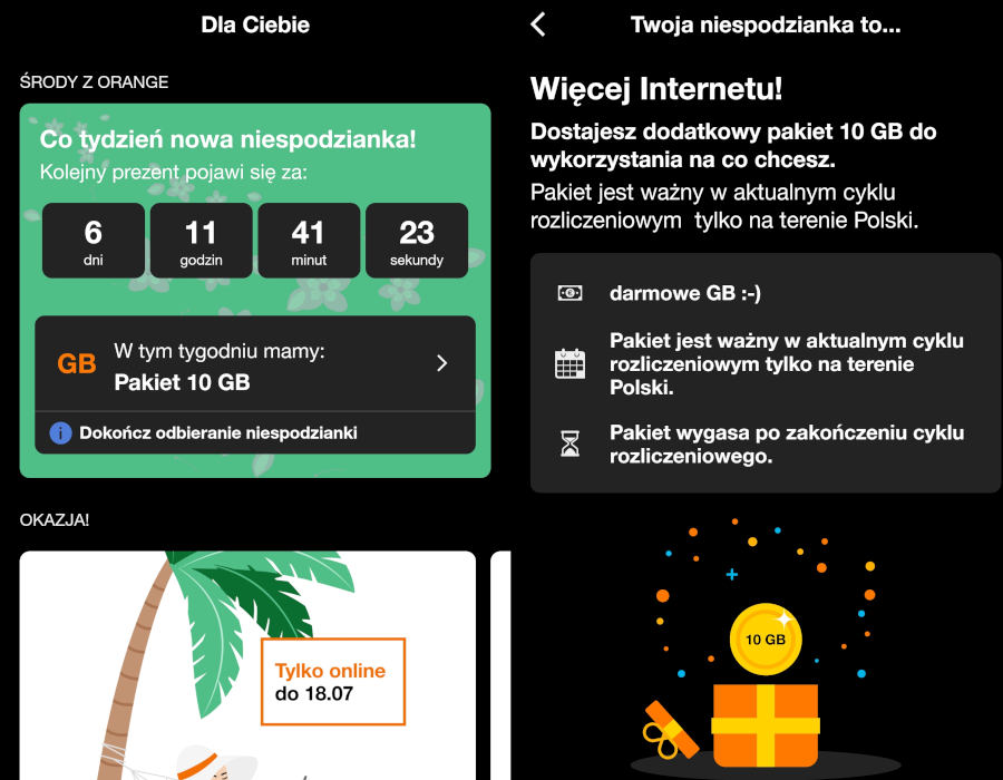 Jesteś w Orange? Czekają na ciebie darmowe gigabajty