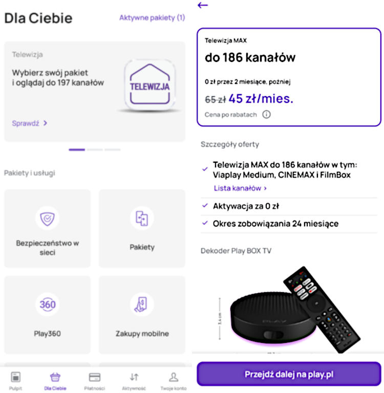 Play wprowadził nowości w aplikacji. Zobacz, co się zmieniło