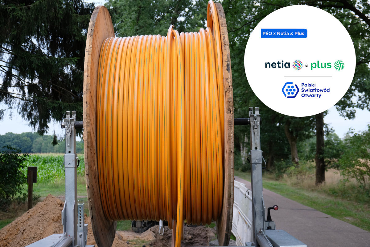 Światłowód 1 Gb/s Plusa i Netii zwiększa zasięg o 2,1 mln adresów