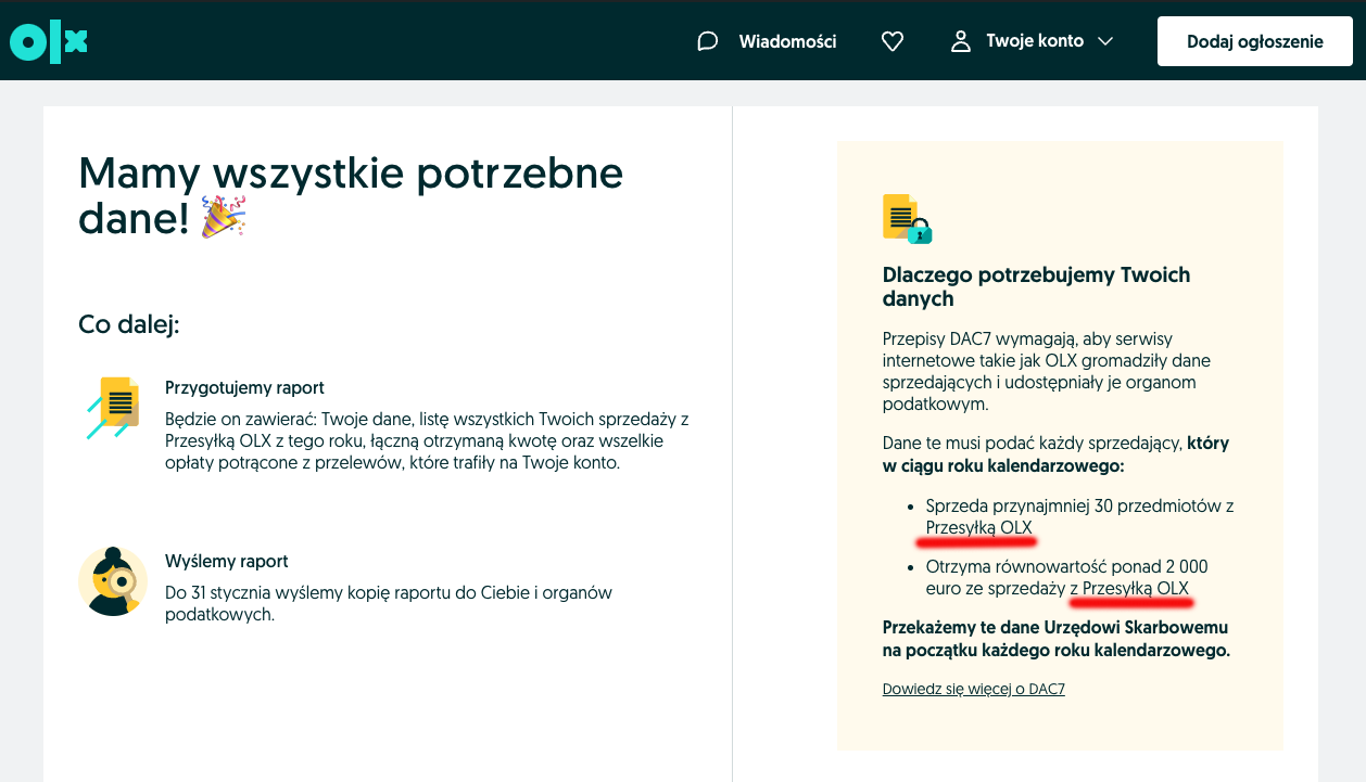 Ciemna strona DAC7. Polacy mają większy problem niż podatek (opinia)