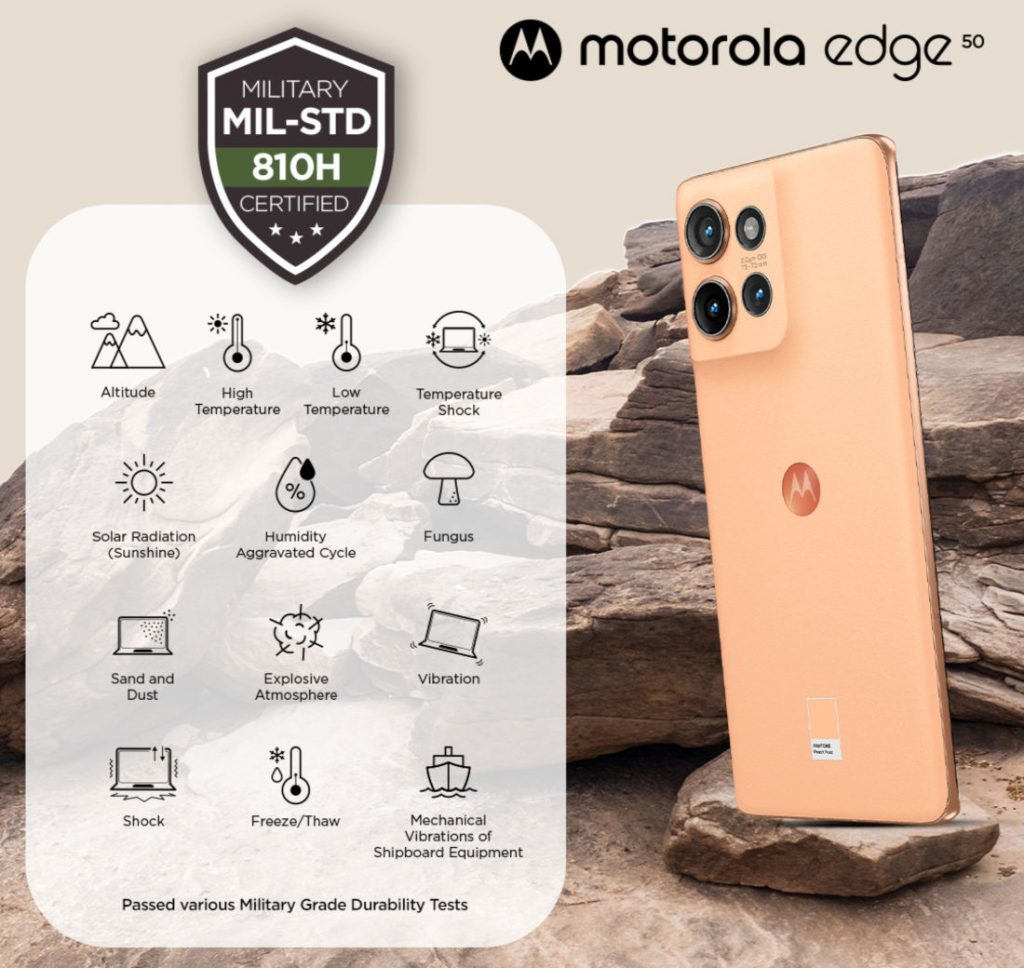 Motorola Edge 50 debiutuje. Jest wytrzymała jak pancerniak