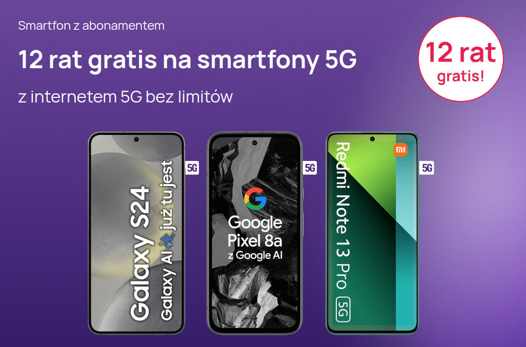 Play mocno kusi: 12 rat za smartfon gratis. Są perełki