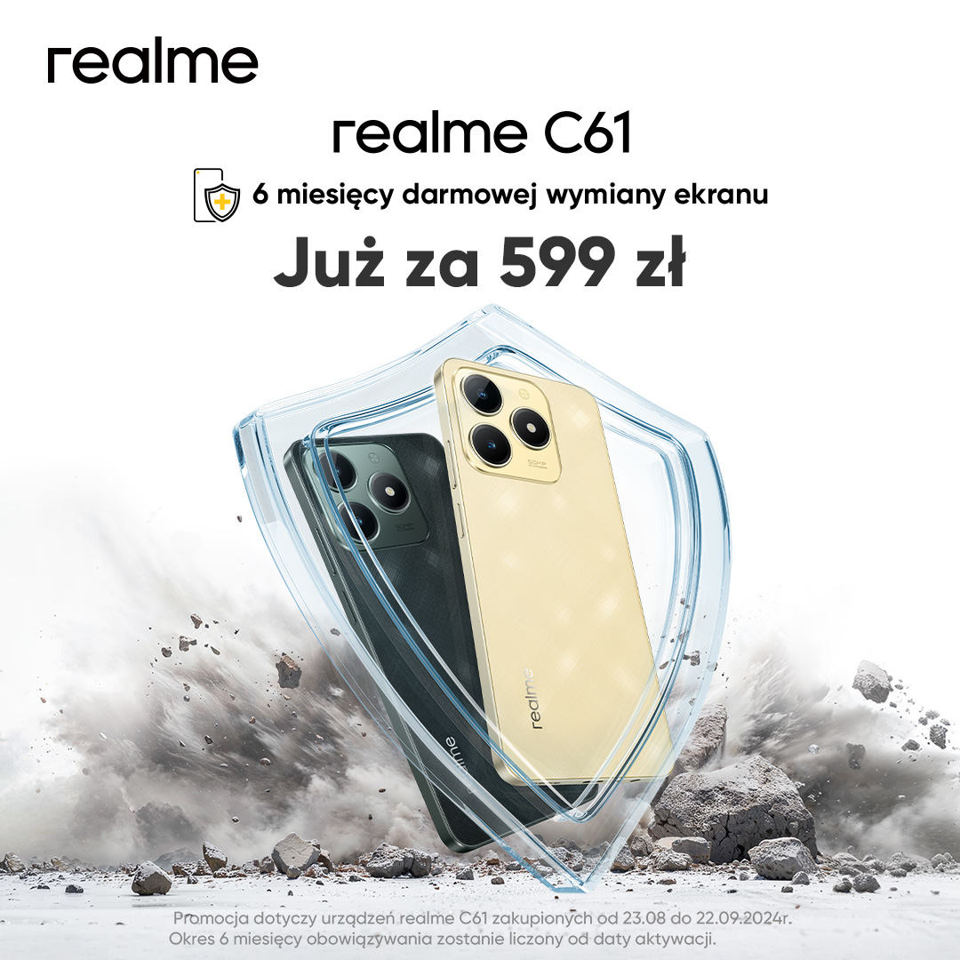 Realme daje 6 miesięcy darmowej wymiany ekranu