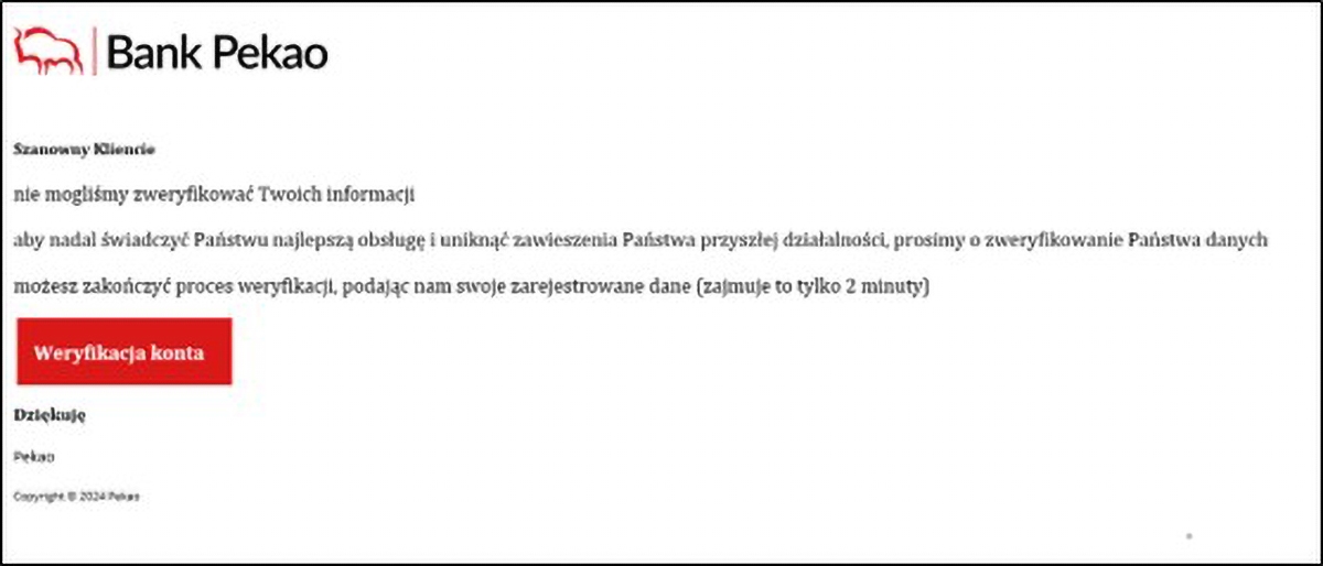 Polacy w potrzasku, chodzi o klientów Pekao