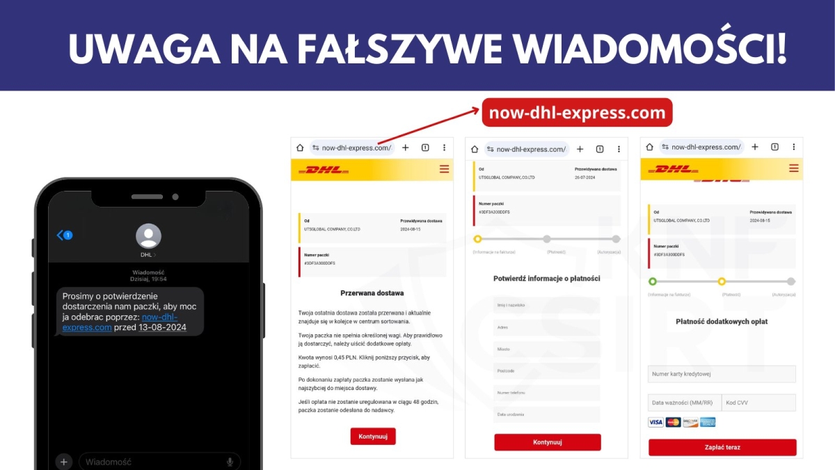 Lepiej nie próbuj odbierać takiej paczki. Ukradną ci dane do banku