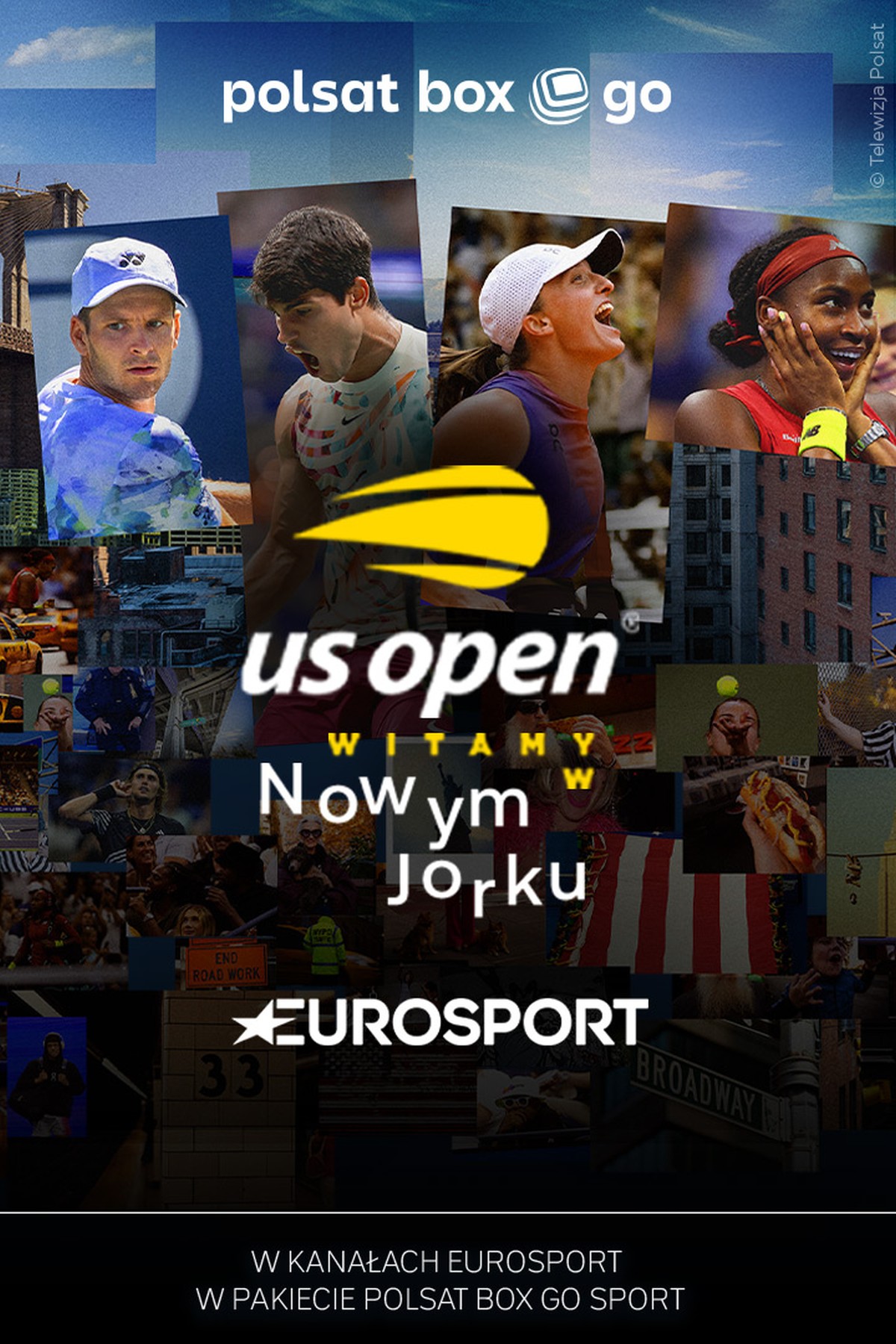 W Polsat Box Go obejrzysz relacje z US Open 2024