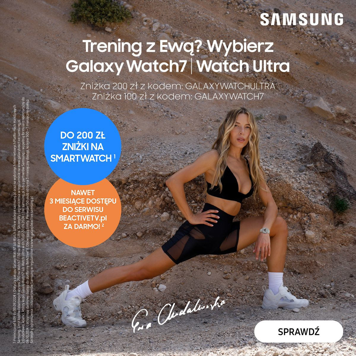 Kup Galaxy Watch7 lub Galaxy Watch Ultra. Jest zniżka i specjalny prezent