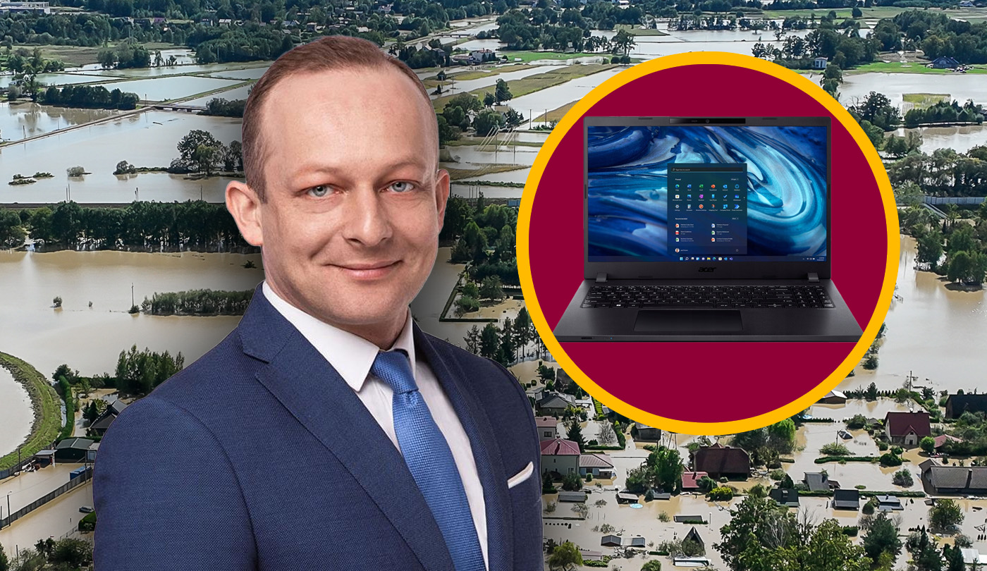 Znalazło się więcej laptopów. Wszystkie mogą trafić do powodzian