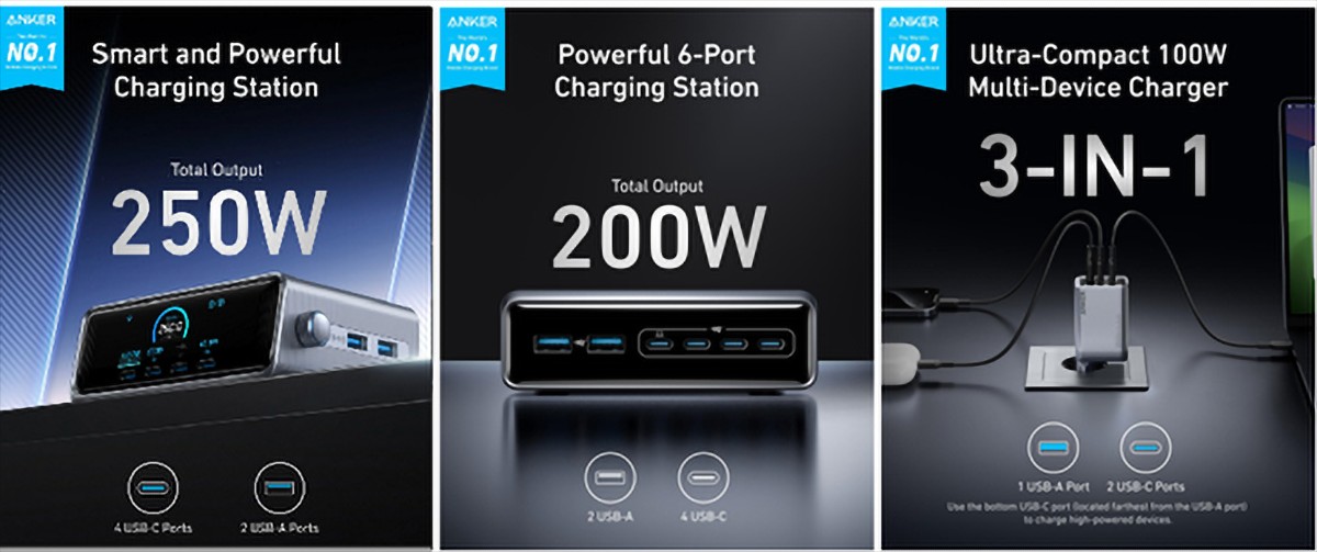 Anker pokazął nowe ładowarki. Poradzą sobie nie tylko ze smartfonami