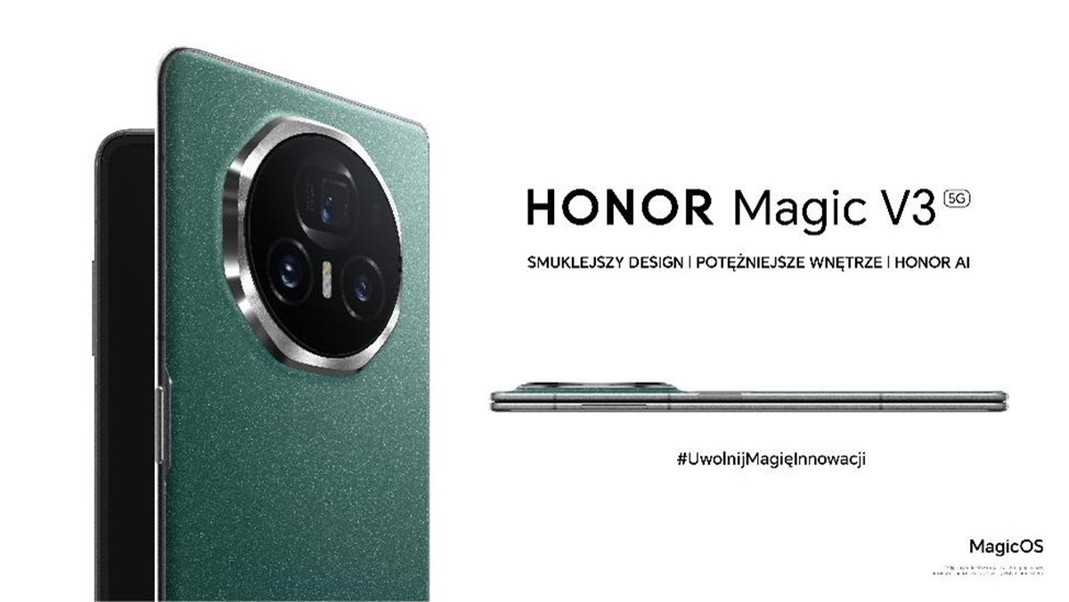Honor Magic V3 debiutuje w Europie. Są też inne nowości
