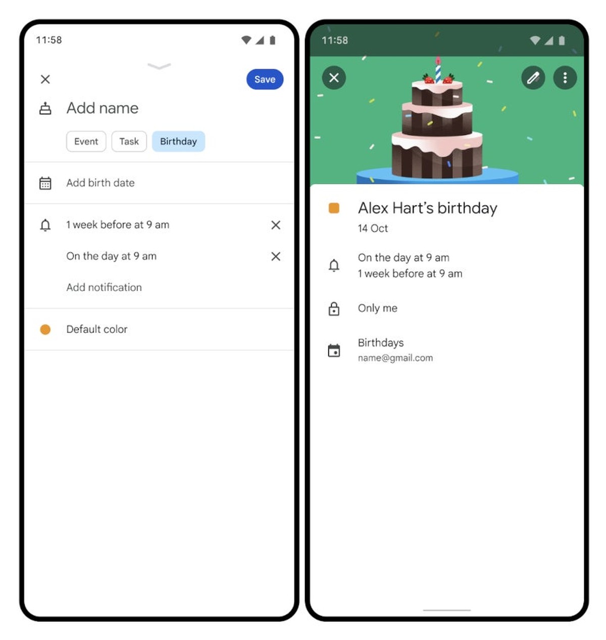 Google dodaje nową funkcję do Kalendarza. Chodzi o urodziny