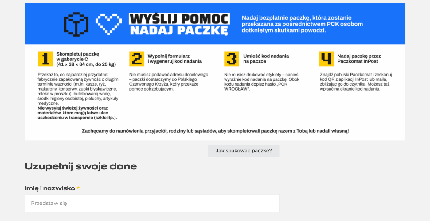 InPost z odsieczą dla powodzian. Uruchomił okolicznościową usługę