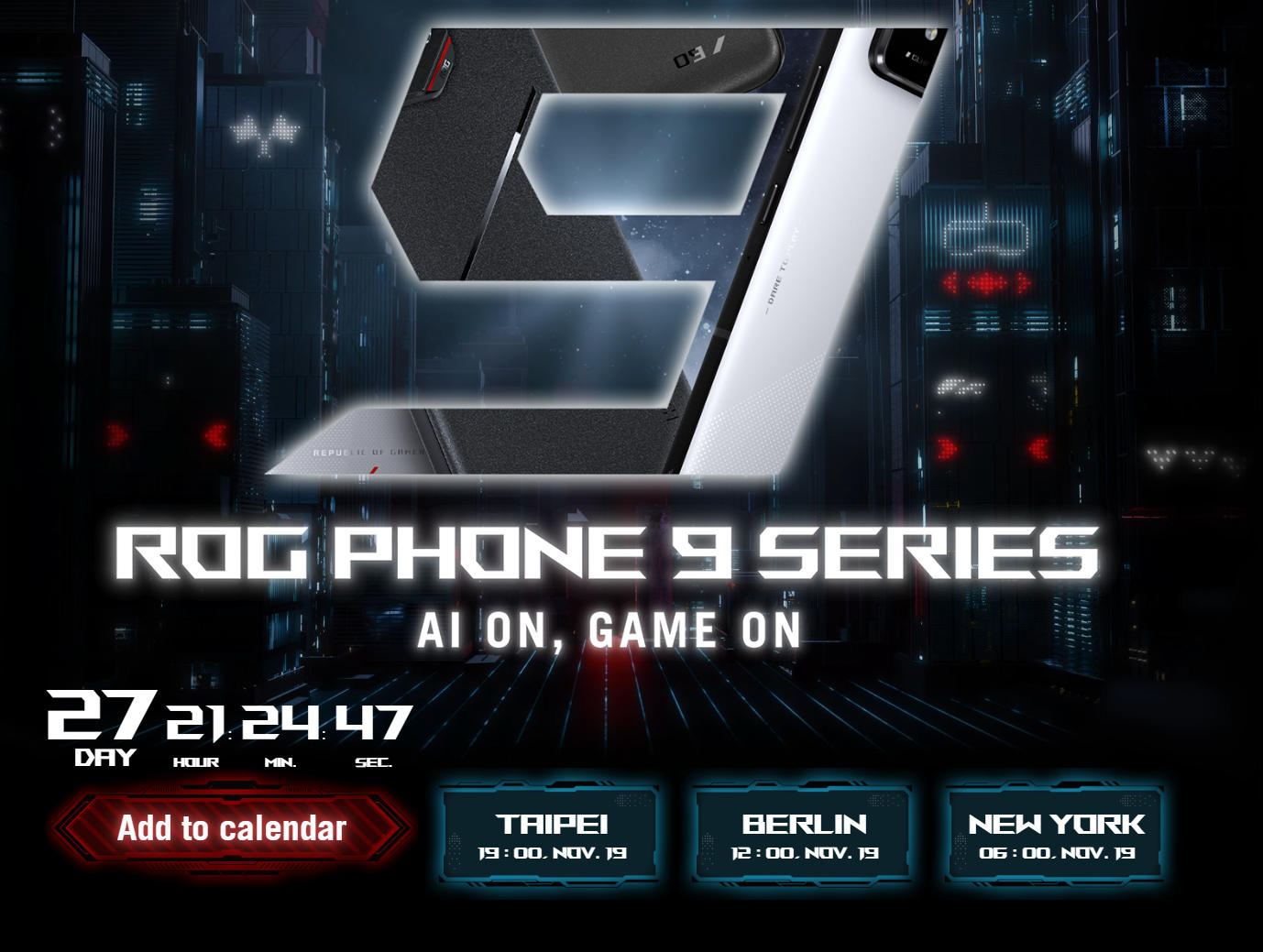 Asus ROG Phone 9 będzie kusił Snapdragonem 8 Elite i nutką retro
