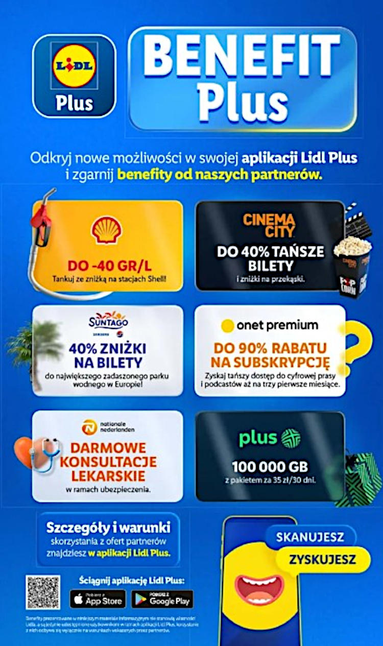 Odpalaj Lidl Plus. Znajdziesz tam bardzo przyjemną nowość