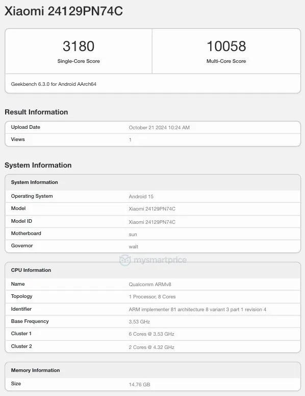 Xiaomi 15 zameldował się na test. Już wszystko wiadomo