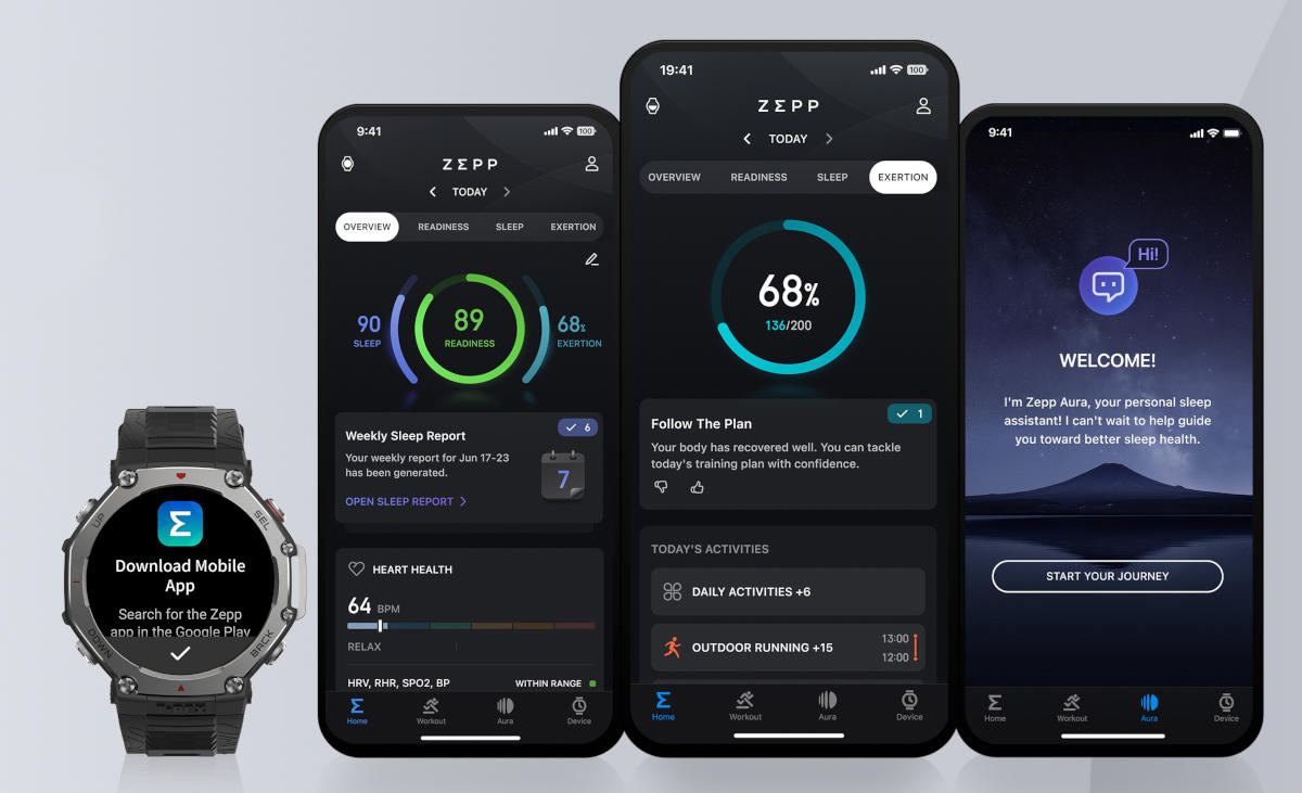 Zegarki Amazfit mają nową aplikację. Zobacz, co przynosi Zepp App 9