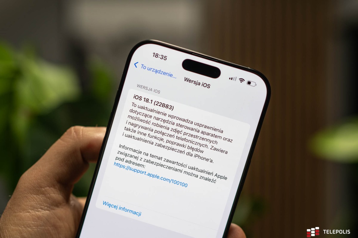 iOS 18.1 w Europie bez Apple Intelligence. Są za to inne nowości