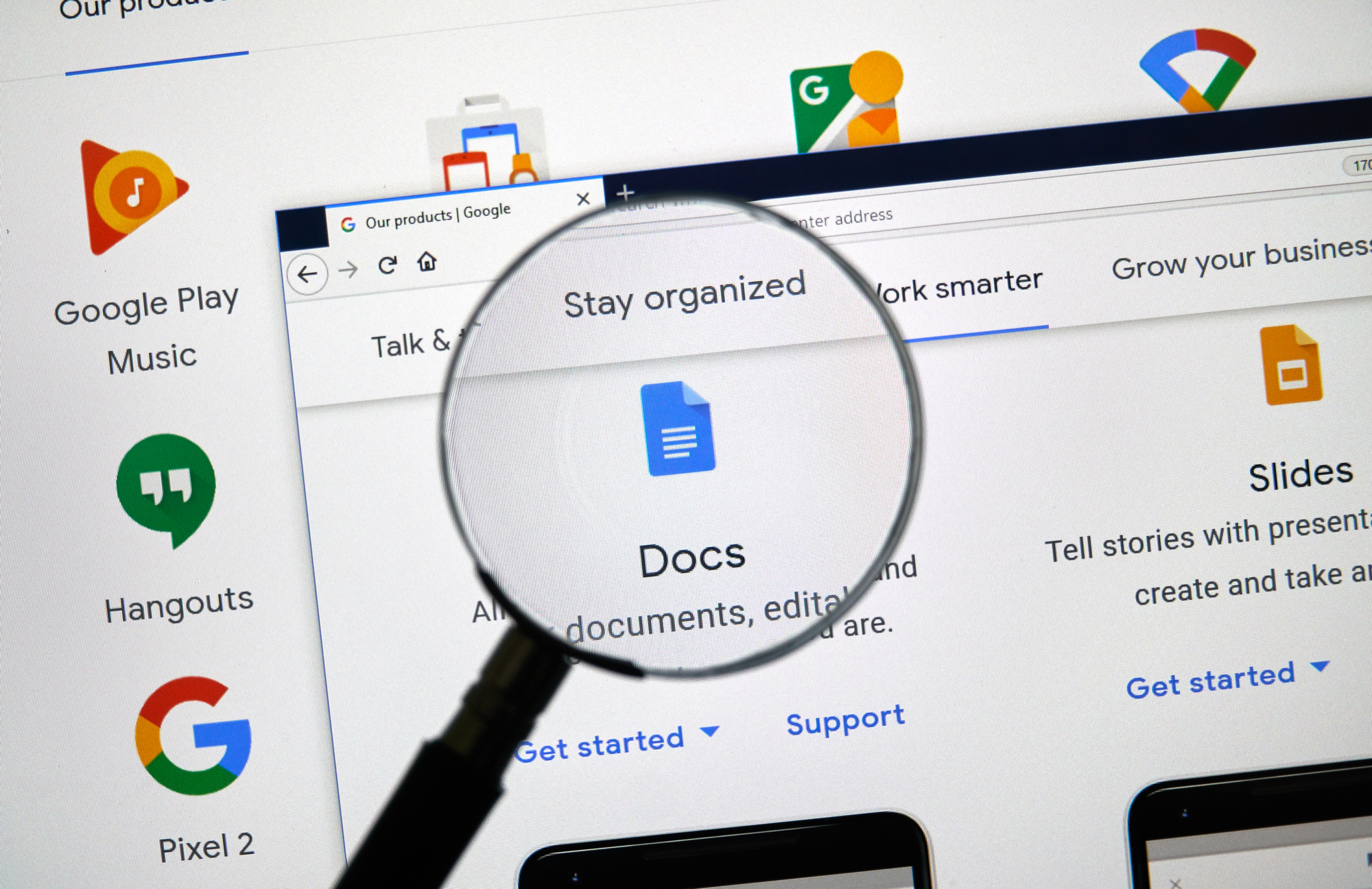 Przełom w Dokumentach Google. Spis treści może się schować
