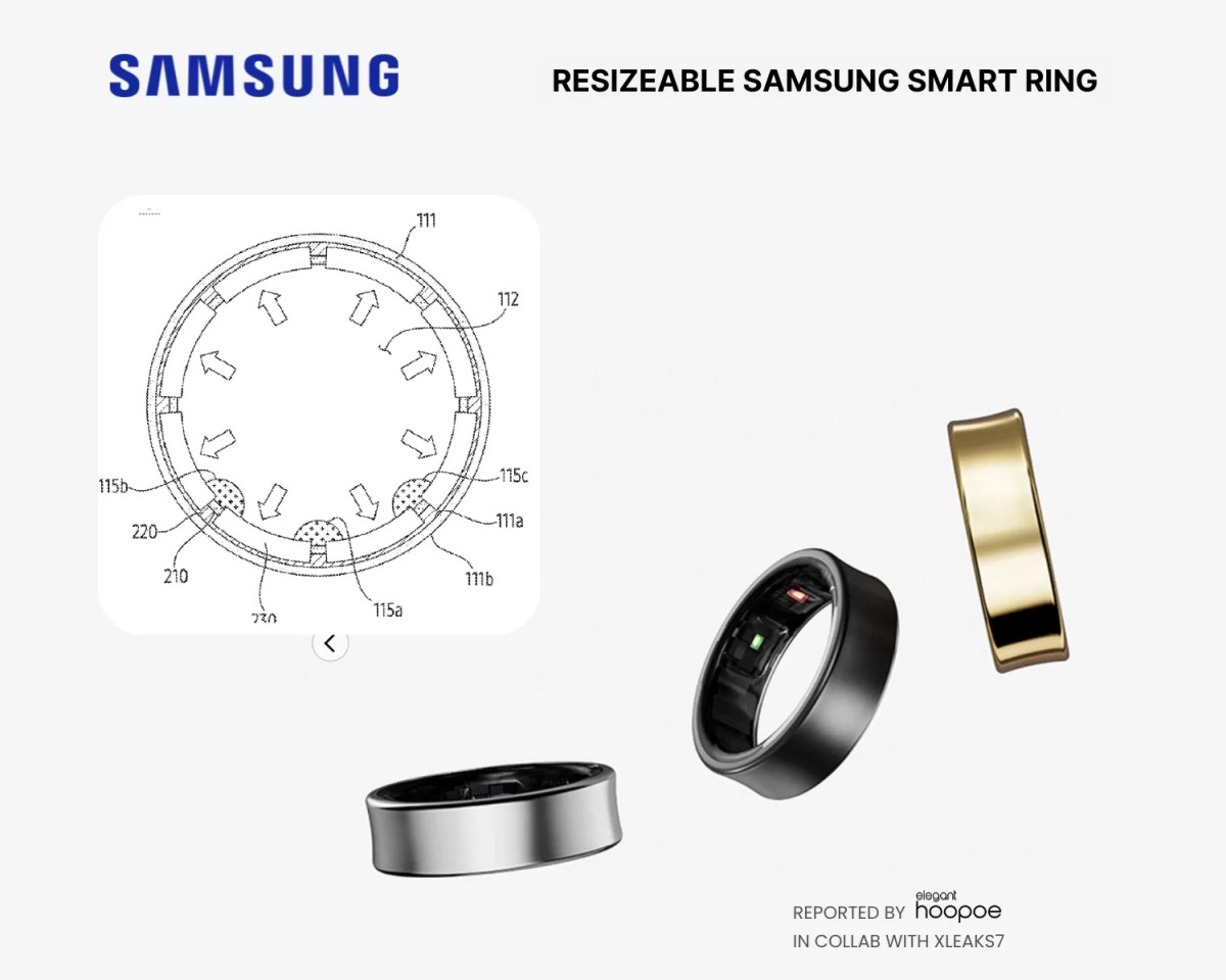 Galaxy Ring 2 sam dopasuje się do palca? Samsung ma na to patent