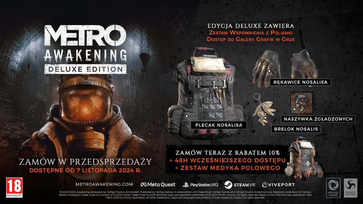 Metro Awakening debiutuje. Dla tej gry być może warto kupić VR