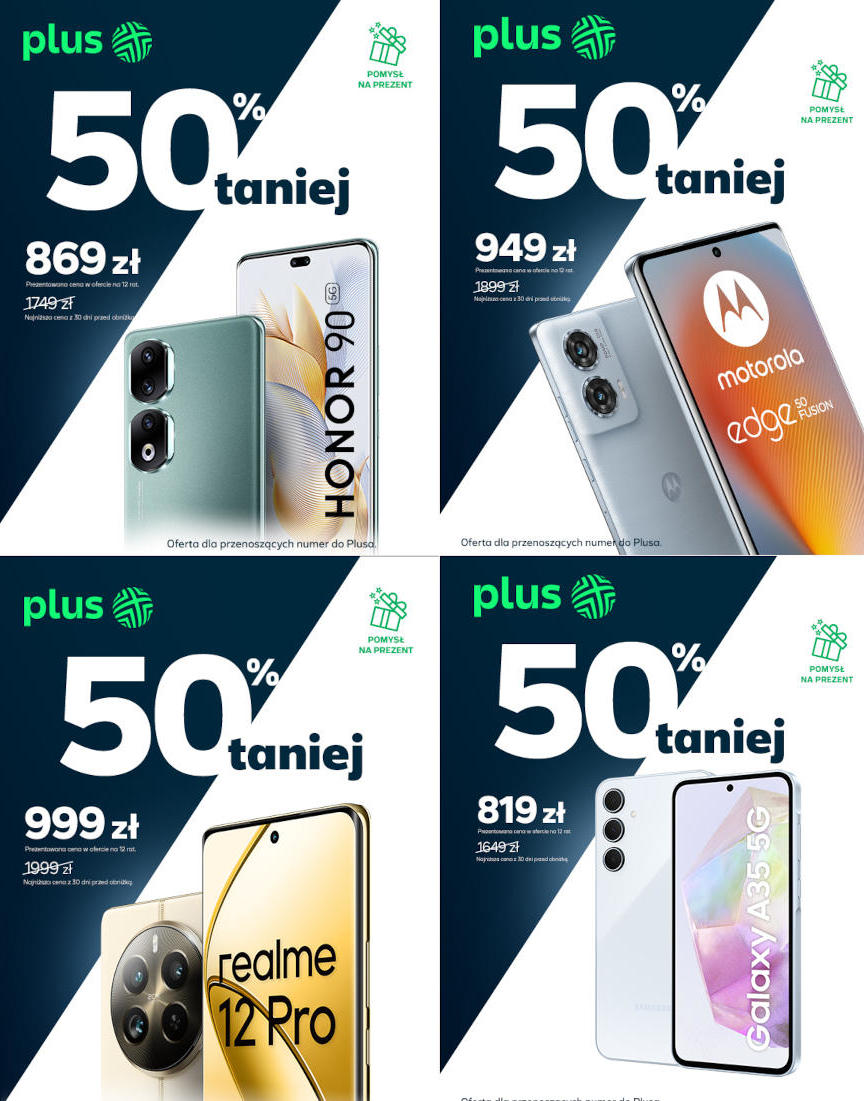 Smartfony za pół ceny. Cztery świetne modele do wyboru