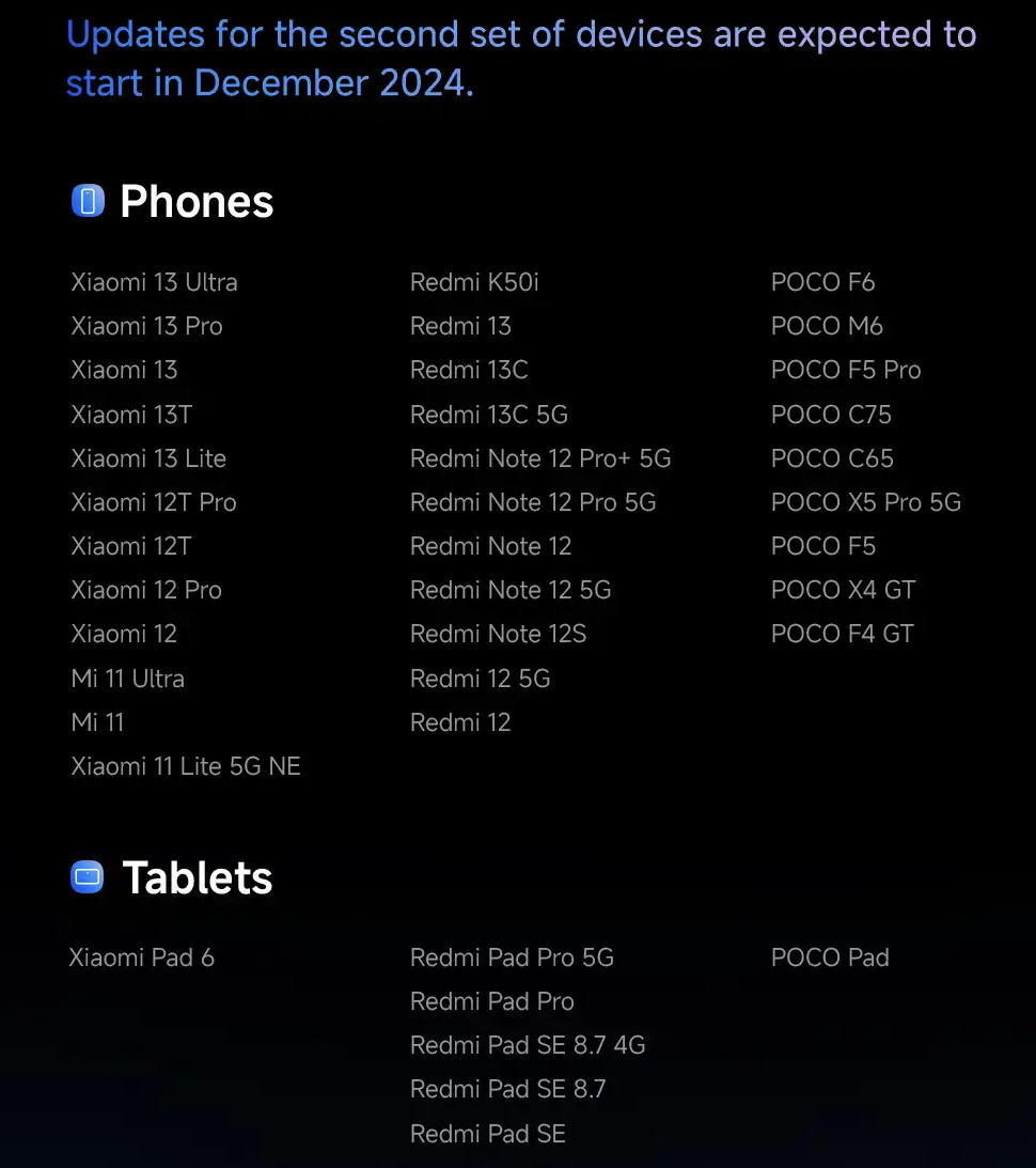 Masz Xiaomi? Zobacz kiedy dostaniesz HyperOS 2 i Android 15