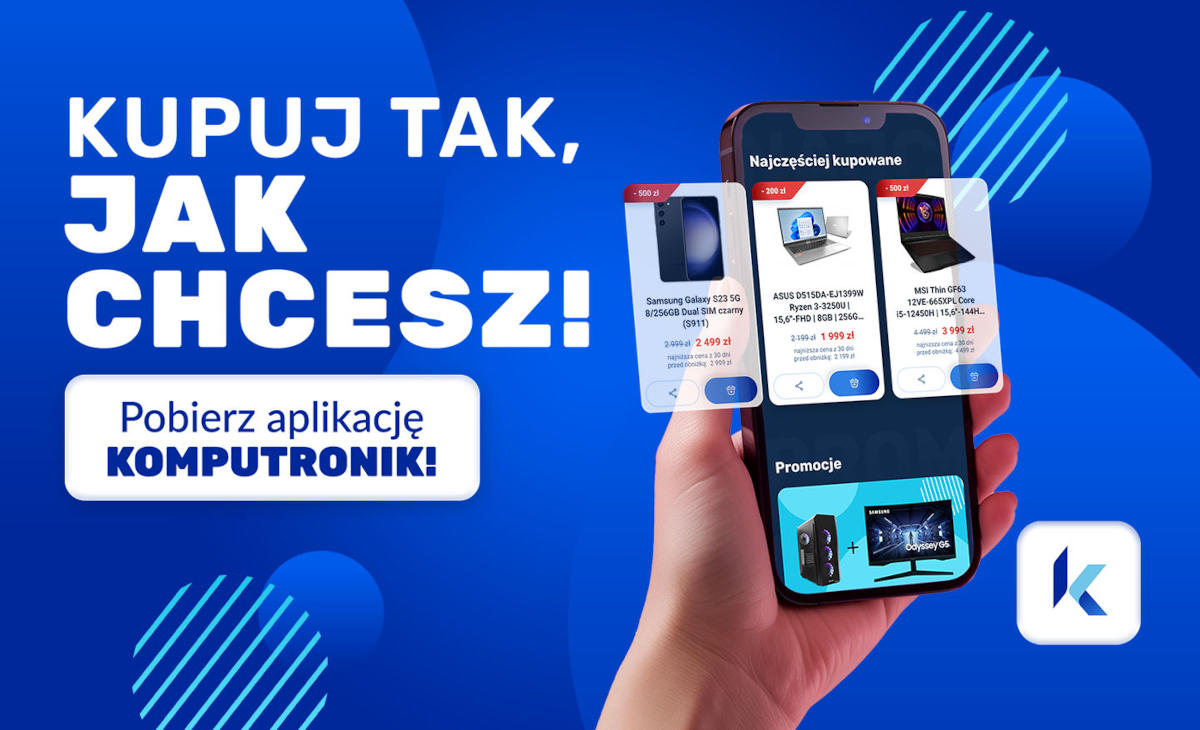 Komputronik ma własną aplikację mobilną. Będzie sypał okazjami