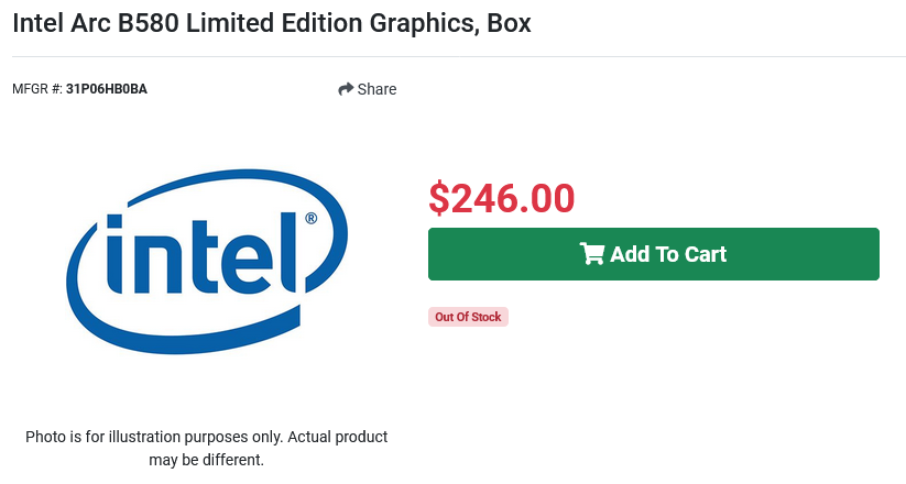 Intel ARC Battlemage już w sklepach. Jest tanio