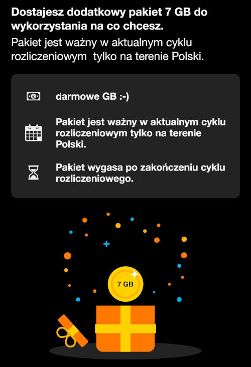 Orange znów daje darmowe GB. Nie przegap tych okazji